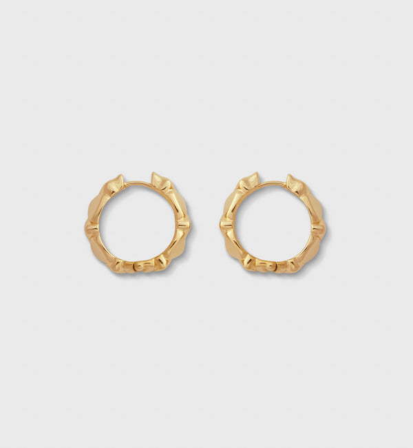 MEDIUM TEETH HOOP – Dominic Jones Jewellery